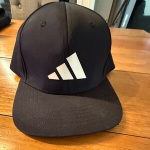 Adidas Black Hat with White Emblem